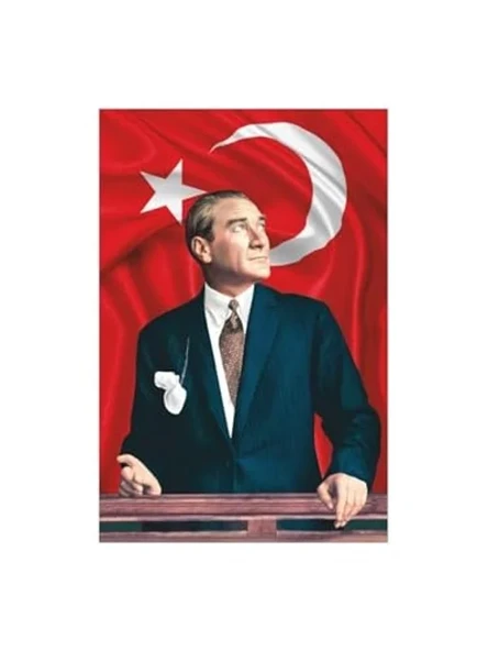 Raşel Kumaş Atatürk Resmi, 200x300 cm Boyut ile Dekoratif ürün görseli 1