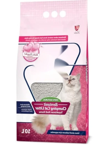 Renkli ve Kokulu Bentonit Kedi Kumu, 10 L ürün görseli 1