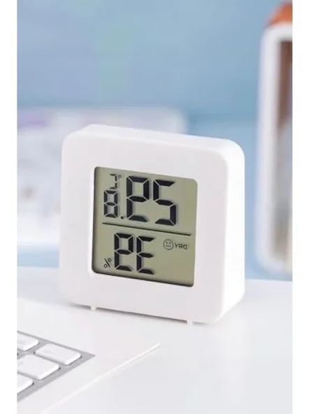 Mini Sıcaklık ve Nem Ölçer, LCD Ekranlı ürün görseli 1