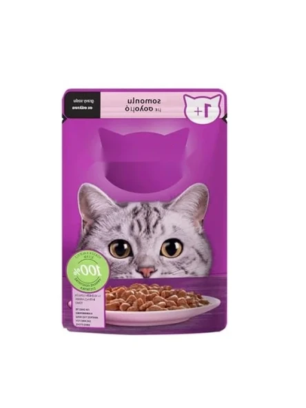 Somonlu Poşet Yaş Mama 85 Gr ürün görseli 1