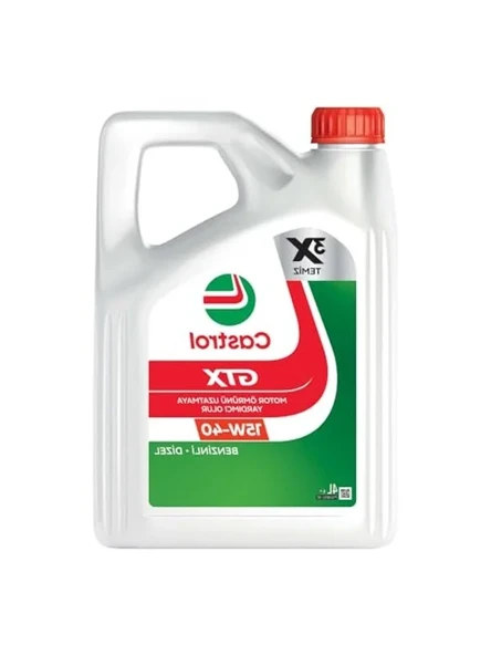 Castrol GTX 15W-40 4L TU Motor Yağı ürün görseli 1