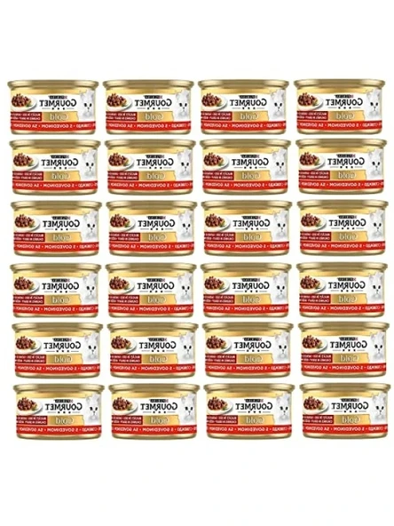 24 x 85 gr Sığır Etli Yaş Kedi Maması ürün görseli 1