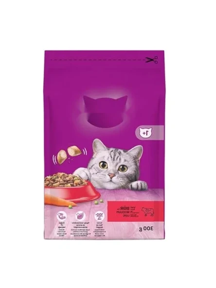 Sığır Etli ve Havuçlu Kedi Maması, 300 G ürün görseli 1