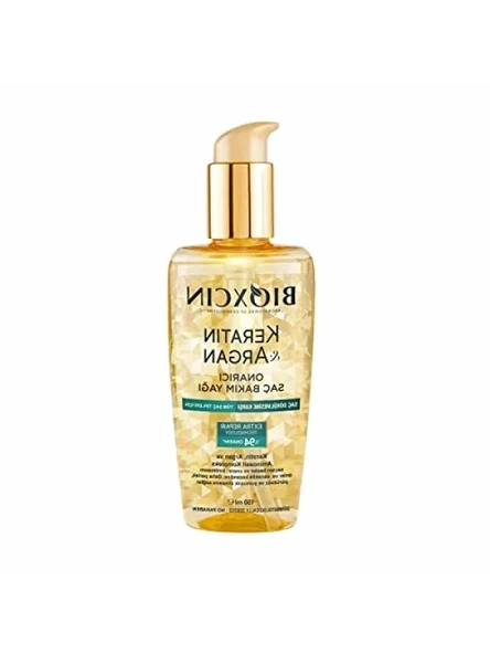 Yıpranmış Saçlar İçin Onarıcı Keratin ve Argan Yağı 150 ml - Nemlendirici ve Parlaklık Verici ürün görseli 1