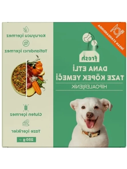 %100 Taze İçerikli Dana Etli Köpek Maması 250 Gr ürün görseli 1