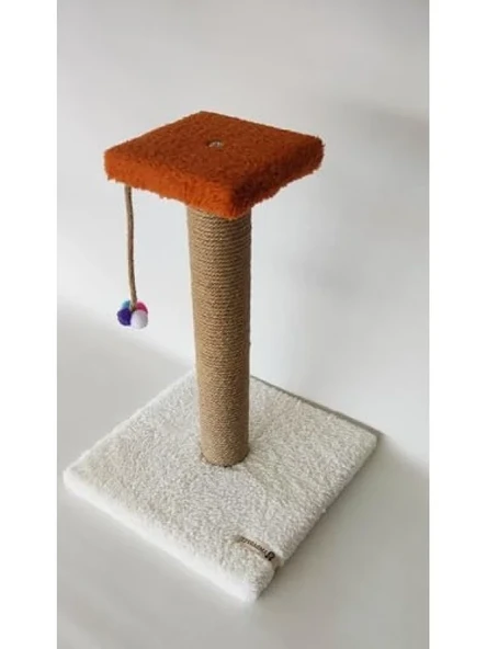 Tek Katlı Beyaz Kedi Tırmalama Tahtası ürün görseli 1