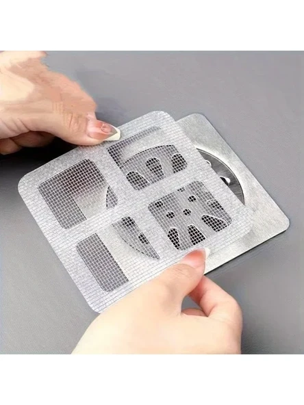 10 Adet Yapışkanlı Gider Süzgeci - 10x10 Cm ürün görseli 1