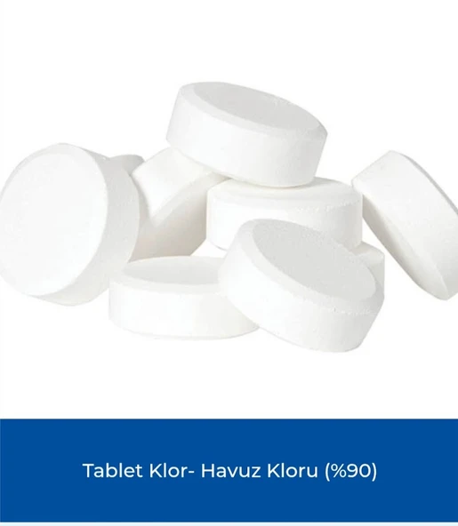 Havuz suyu 90'lık tablet klor (10 kg) ürün görseli 1