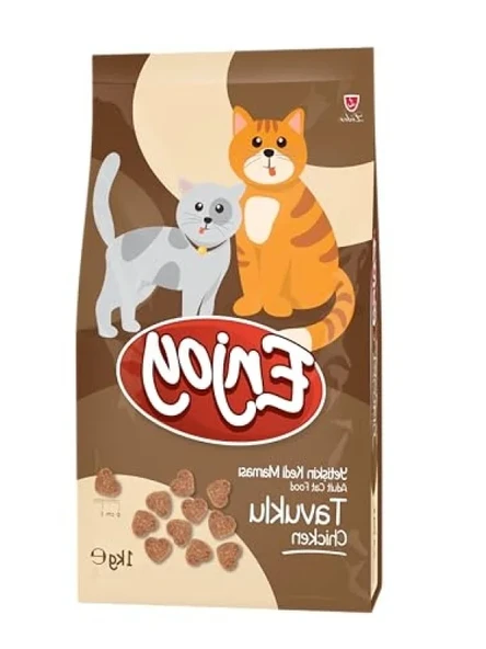 Tavuklu Kuru Kedi Maması - Omega 3 & 6 Katkılı 1 Kg ürün görseli 1