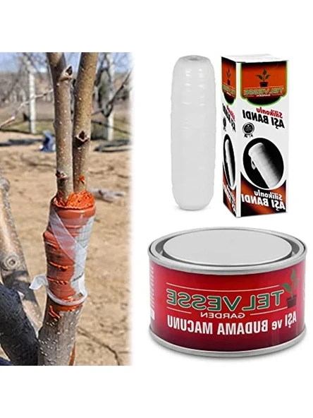 Aşı Bandı ve Macunu - 2'li Set, Ağaç Budama İçin ürün görseli 1