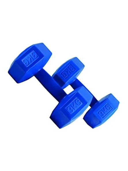 Fitness Dambıl Ağırlık Seti, 3 Adet Farklı Ağırlıkta, Kas Gelişimi için Uygun ürün görseli 1