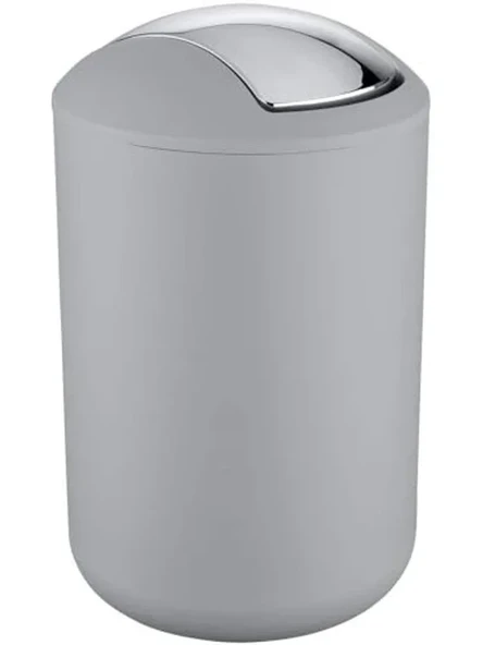 Gri Çöp Kovası, 6.4 Litre, Şık Tasarım ürün görseli 1