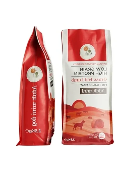 2.5 kg Kuzu Etli Doğal Besi Yetişkin Mini Irk Köpek Maması ürün görseli 1