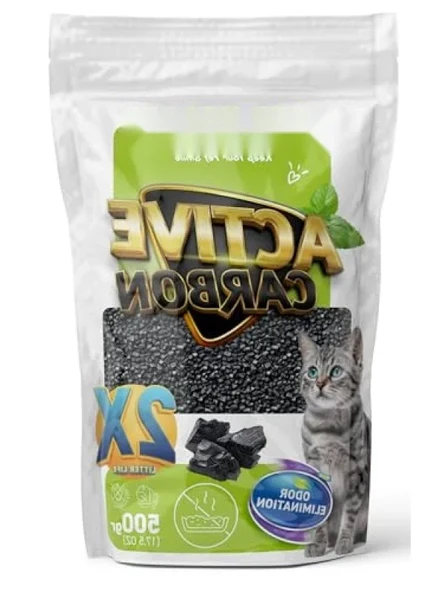 Koku Giderici Aktif Karbon 500 Gr Kedi Kumu ürün görseli 1
