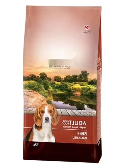 15 kg Biftekli Yetişkin Köpek Maması ürün görseli 1