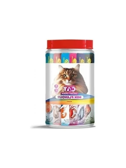Karışık 6 Çeşit Sıvı Kedi Ödülü 30x15 gr ürün görseli 1