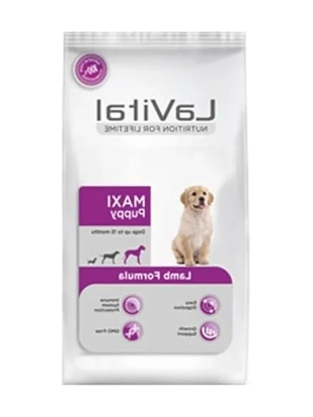 Büyük Irk Yavru Köpekler İçin Kuzu Etli Mama, 15 Kg ürün görseli 1