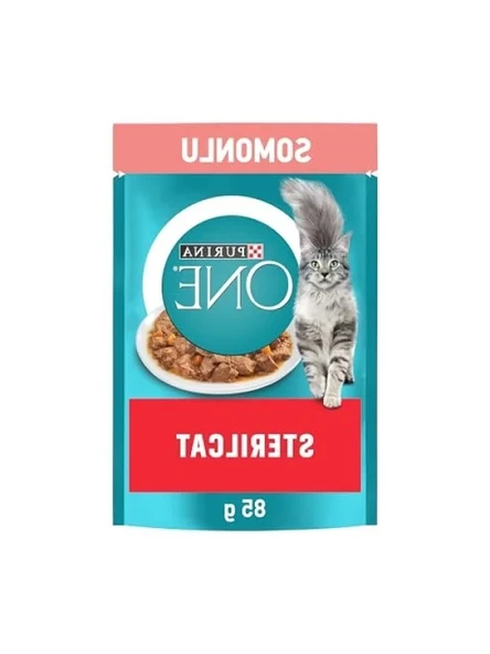 Somonlu Kısırlaştırılmış Kediler İçin Yaş Kedi Maması - 85 Gram, 26 Adet ürün görseli 1