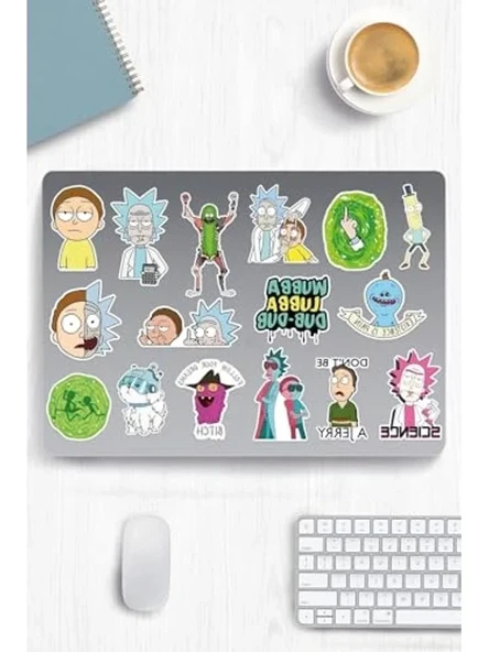 Rick And Morty Temalı Sticker Seti, 2 Adet ürün görseli 1