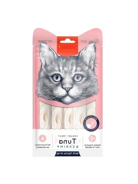 Ton Balığı ve Karides Likit Kedi Ödülü 5x14 gr ürün görseli 1