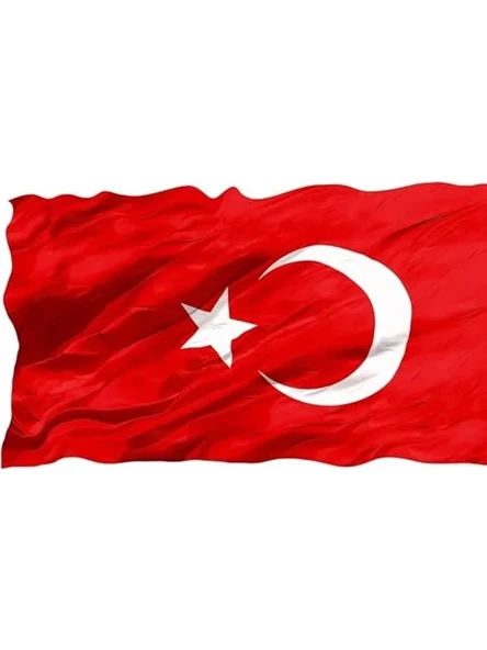 Türk Bayrağı, Kalın Alpaka Kumaş, Dayanıklı ve Çift Dikişli ürün görseli 1