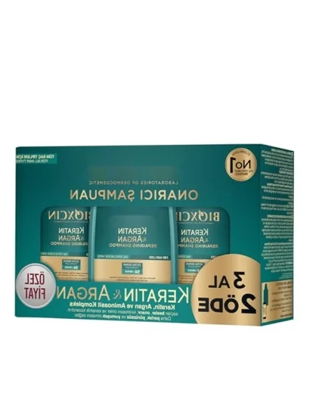 Keratin ve Argan Yağı İçeren Onarıcı Bakım Şampuanı - 300 ml ürün görseli 1