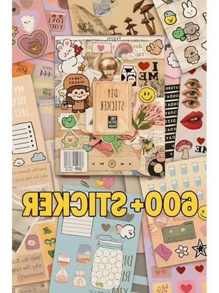 Rengarenk Sticker Kitabı - 24x17 cm, 16 Sayfa Özel Tasarım ürün görseli 1