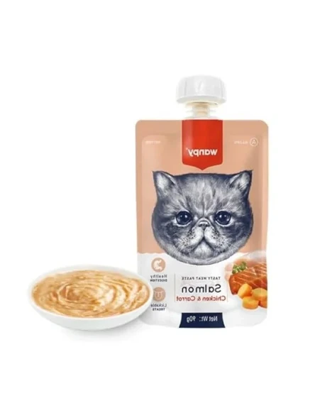 Somon ve Tavuklu Kedi Et Ezmesi 90 Gr ürün görseli 1