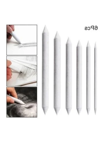 6'lı Set Toz Pastel Dağıtıcı Kalem, Kaynaştırma Kalemi ürün görseli 1