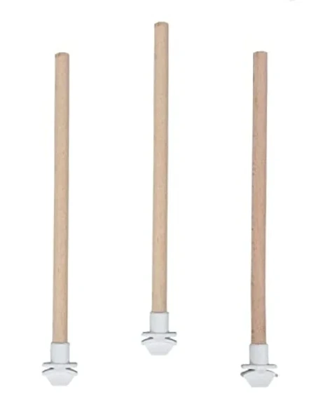 Ahşap Pürüzsüz Muhabbet Kuşu Tüneği 25 cm - 3'lü Set ürün görseli 1