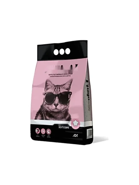 Bebek Pudralı İnce Taneli Kedi Kumu, 10 Litre ürün görseli 1