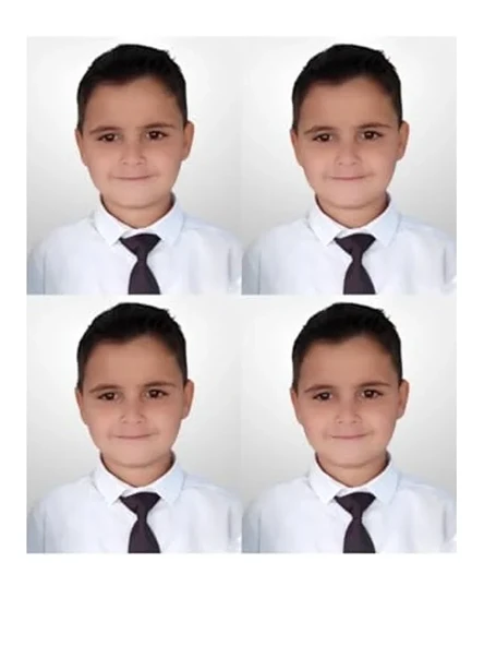 Biyometrik Fotoğraf Baskısı, 4 Adet Vesikalık Fotoğraf için Uygun Tek Ebat ürün görseli 1