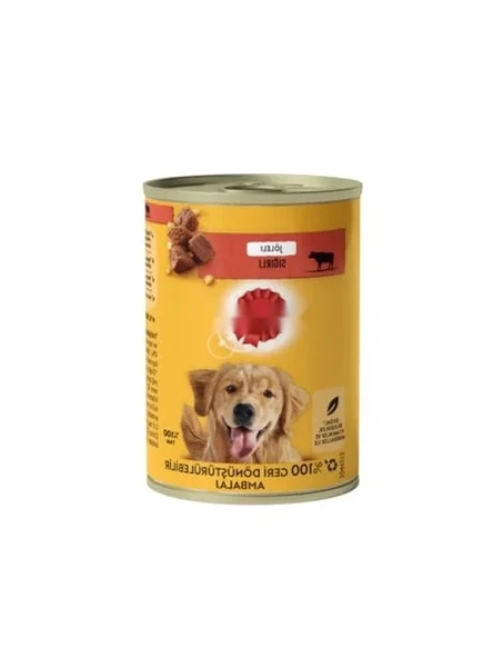 400 G Jöleli Sığır ve Ciğer Karışımlı Yaş Köpek Maması ürün görseli 1