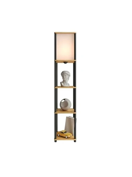 Raflı Lambader, Modern Tasarım, E27 Duy Uyumlu ürün görseli 1