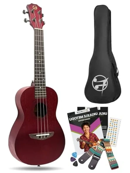 23" Konser Ukulele - Kırmızı Maun Ağaç ürün görseli 1