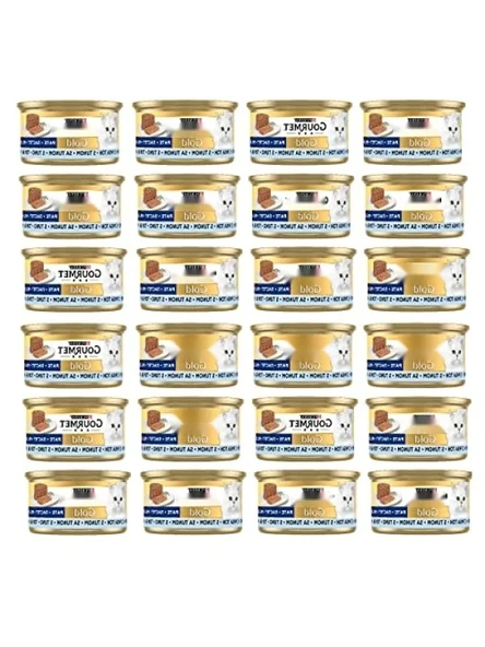 Kıyılmış Ton Balıklı Yaş Kedi Maması, Yetişkin Kediler (24 x 85 gr) ürün görseli 1