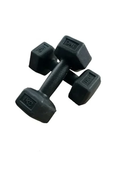 Köşeli Plasti Dambıl Ağırlık Seti, Egzersiz ve Fitness İçin Uygun ürün görseli 1