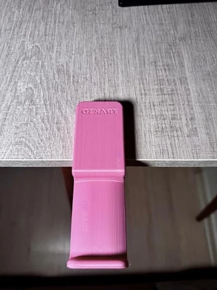 Ergonomik Kulaklık Standı, Kaydırmaz Keçeli, Pembe Renk ürün görseli 1