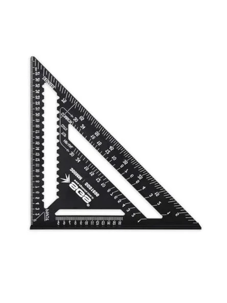 Alüminyum Üçgen Gönye, 300 mm Ölçü ürün görseli 1