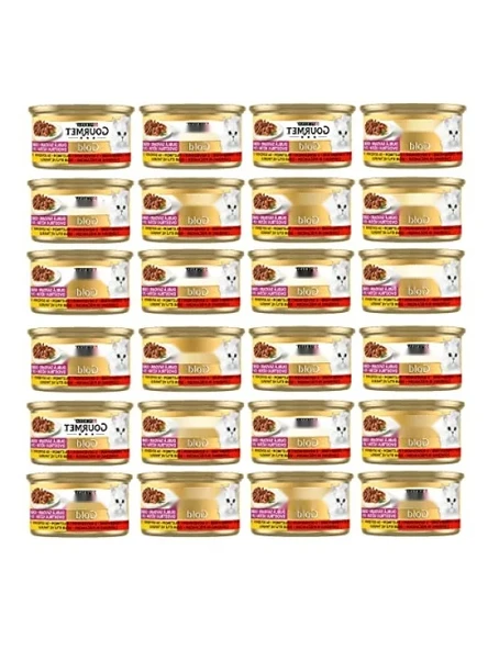 Sığır Etli ve Tavuklu Yaş Kedi Maması (24 x 85 gr) ürün görseli 1