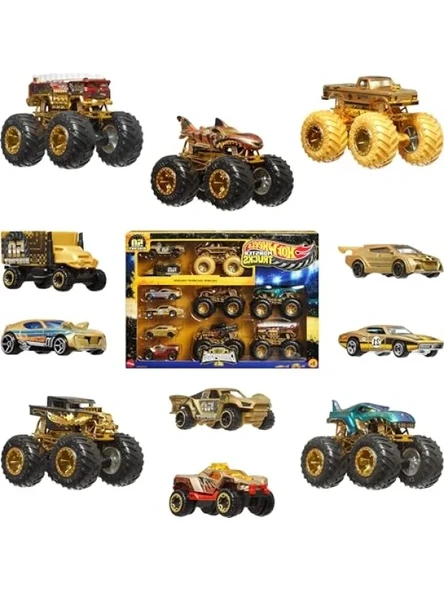 Monster Trucks Araba ve Kamyon Seti - 6 Araç ürün görseli 1