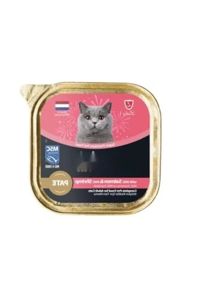Somon ve Karidesli Yüksek Proteinli Kedi Konservesi 85 Gr ürün görseli 1