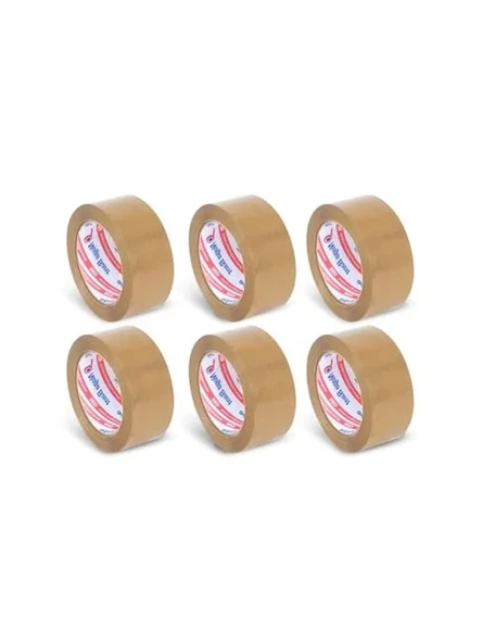 24 Adet 45 MM X 100 MT Kahve Koli Bandı, Güçlü Yapıştırma ürün görseli 1