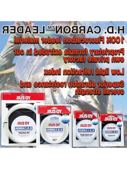 Şeffaf İp, 200LB, 30 Yarda, Yüksek Kalite - Resim 2