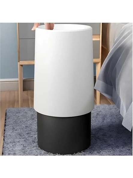 12 Litre Antrasit Çöp Kovası, Modern Tasarım - Resim 3