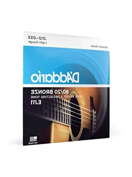 Akustik Gitar Tel Seti - 80/20 Bronze, Light Gauge ürün görseli 1