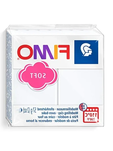 Fırınlanabilir Beyaz Modelleme Kili - 57 gr ürün görseli 1