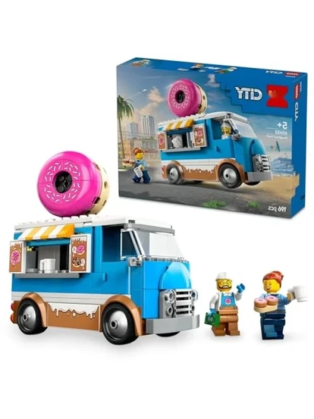 Donut Kamyonu ile Eğlenceli LEGO Oyun Seti ürün görseli 1