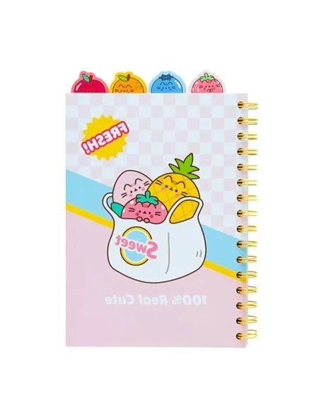 A5 Proje Defteri - 4 Bölmeli, Pusheen Temalı ürün görseli 1