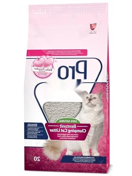 Pudra Kokulu Bentonit Kedi Kumu - 20 L ürün görseli 1
